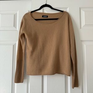 NAADAM Tan Crew Neck Sweater